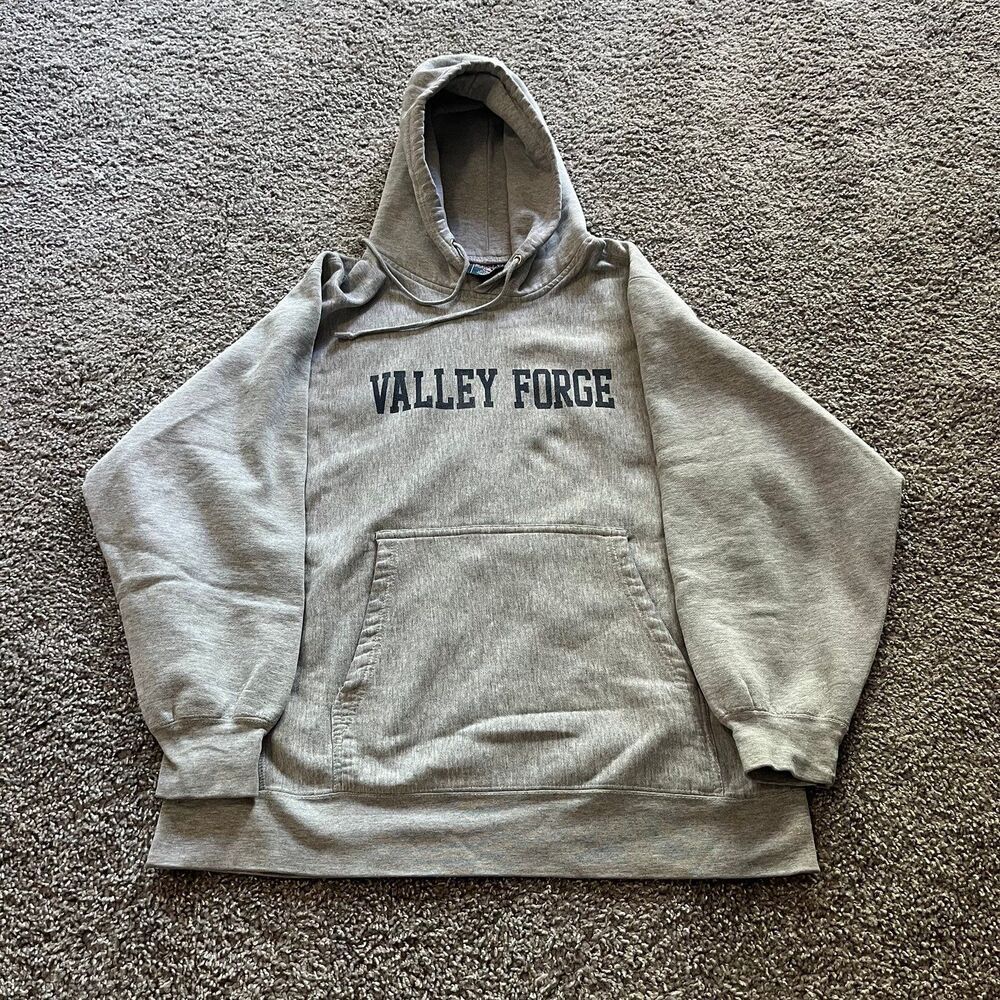 Vintage University‎ of Valley Forge PA Sweatshirt Hoodie Pro-Weave Size L